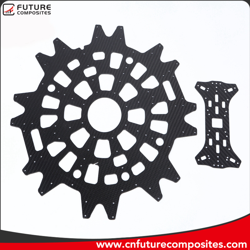 Custom Carbon Fiber CNC Cutting Sheet for Quad Drone Frame Parts ...